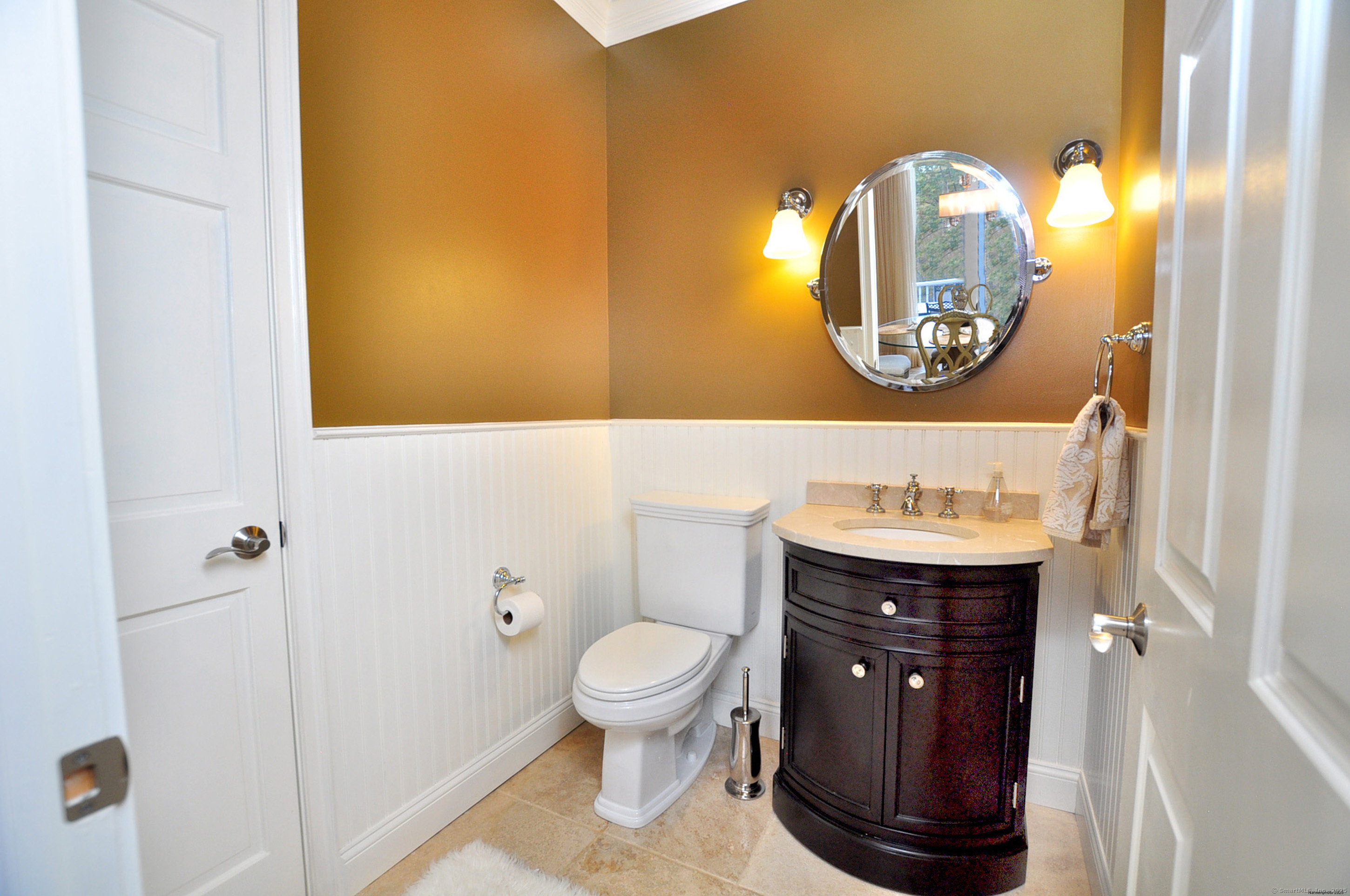 45 Lookout Landing Bolton, CT 06043 - Photo 15 of 39 a bathroom with a toilet a sink and mirror