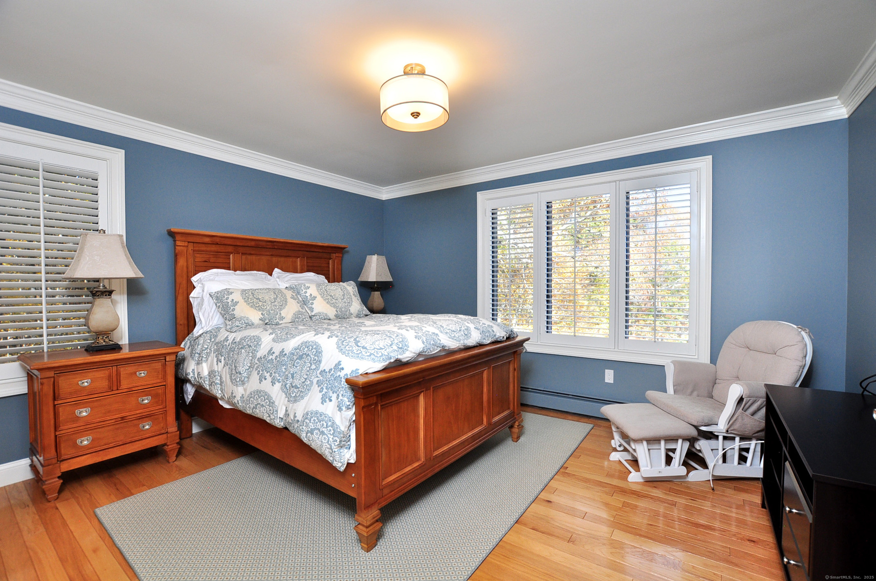 45 Lookout Landing Bolton, CT 06043 - Photo 28 of 39 a bed room with a bed and a lamp