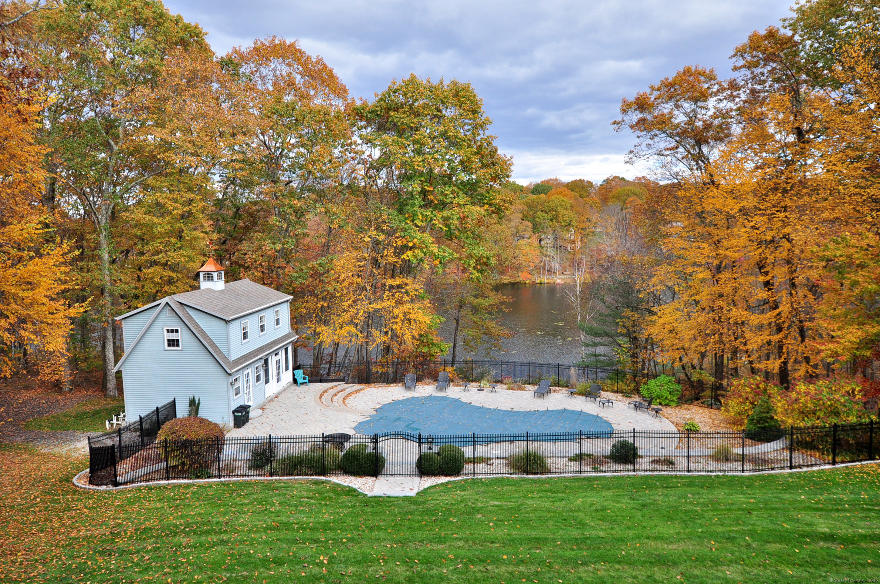 45 Lookout Landing Bolton, CT 06043 - Photo 38 of 39 a view of a big house with a big yard and large trees