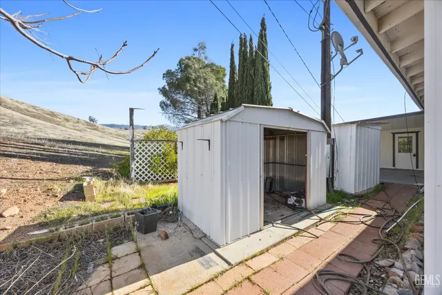 a view of a house with a patio
