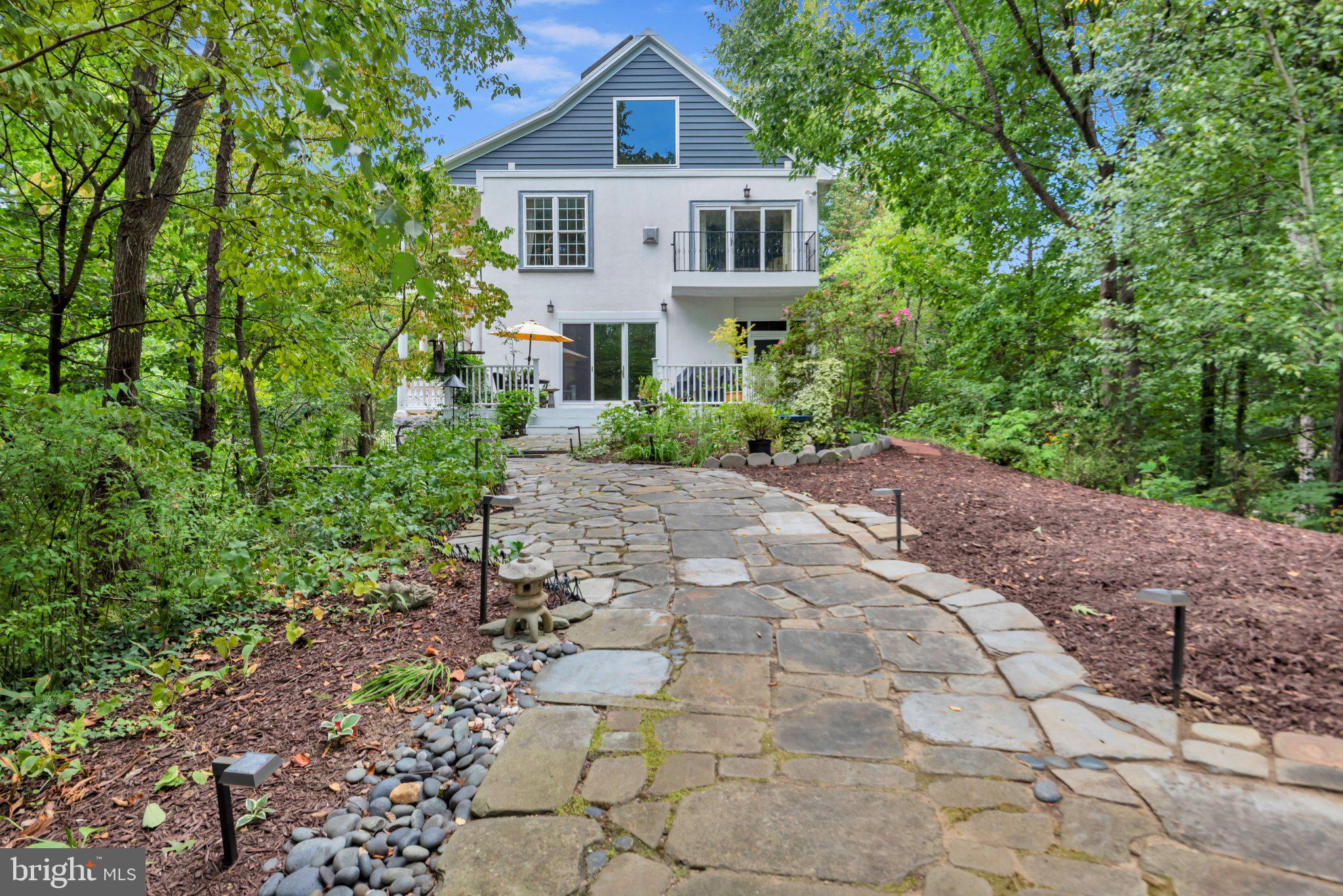 527 Forest Road Riva, MD 21140 - Photo 20 of 100 View of house and gardens from waterside of house