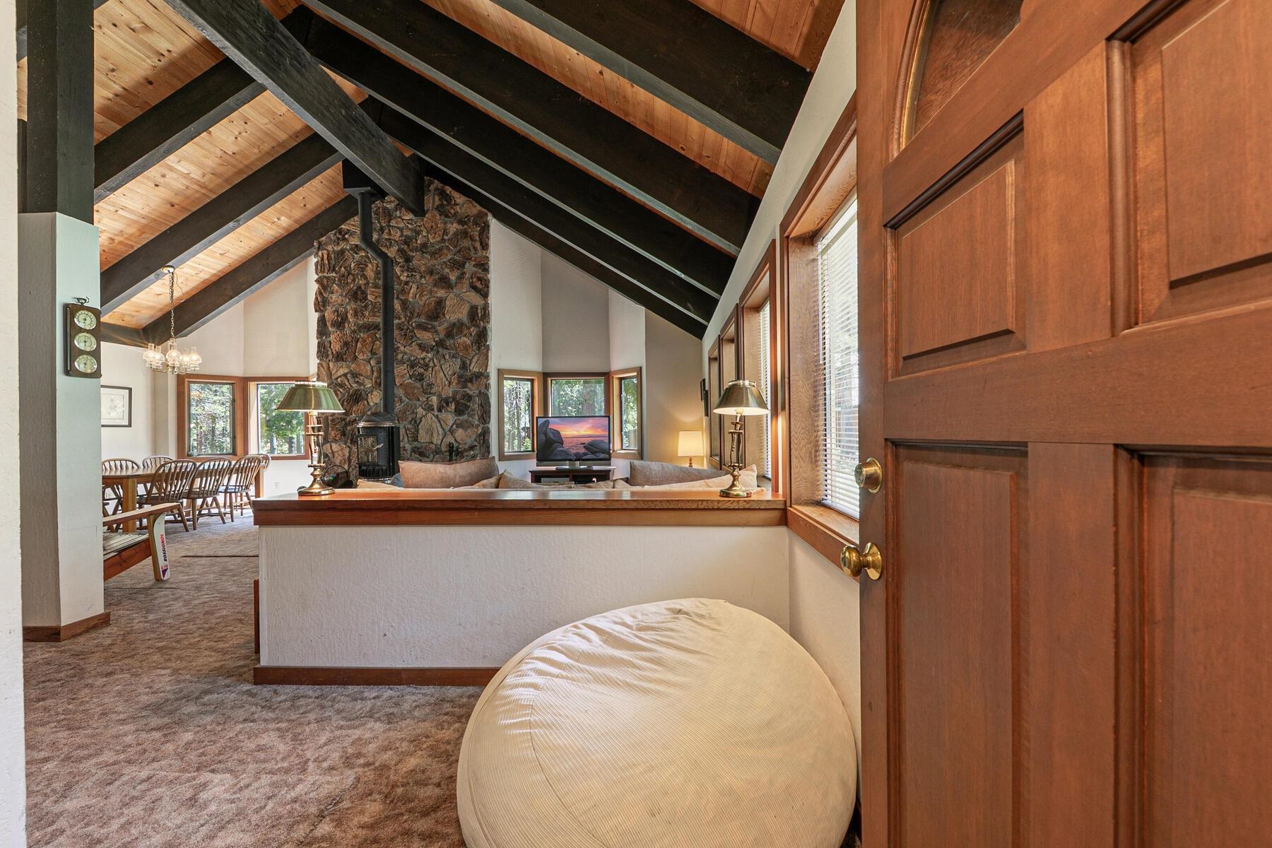 14620 Christie Lane Truckee, CA 96161 - Photo 10 of 28 a view of kitchen and dining room with wooden floor