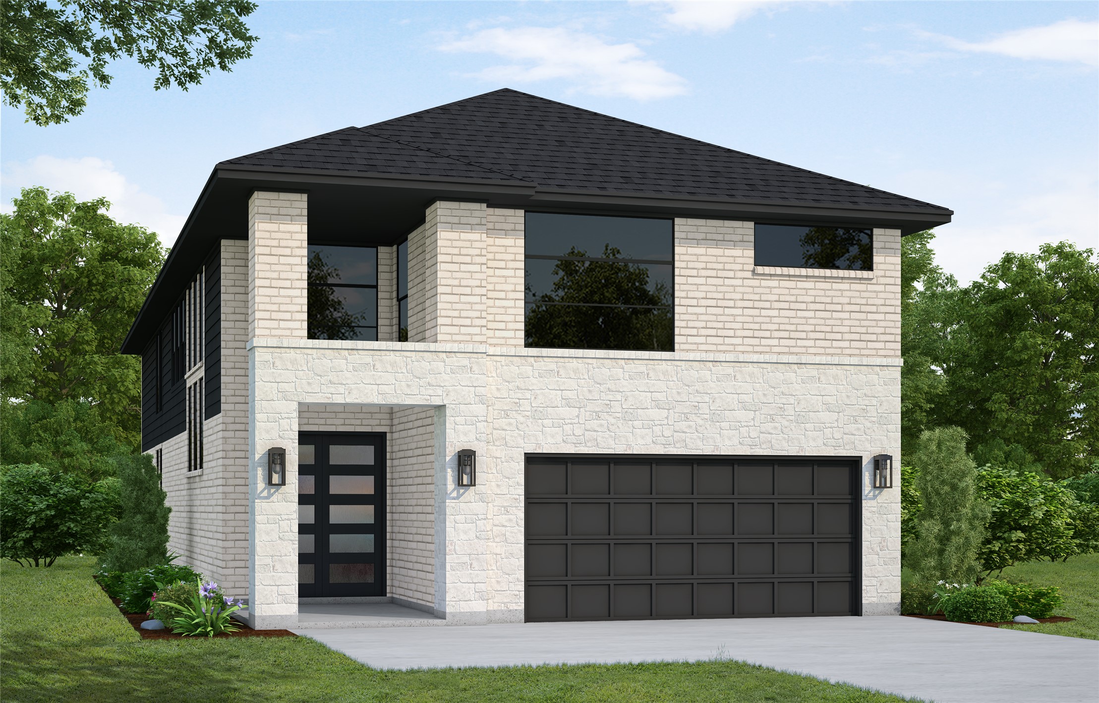 Westin Homes *Currently under construction* Arcadia plan. Rendering used for illustration purposes.