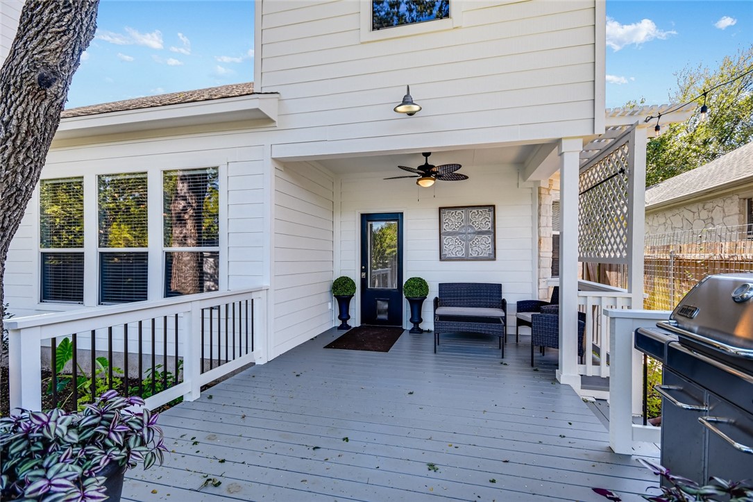 6405 York Bridge Circle Austin, TX 78749 - Photo 26 of 34 a view of a house with porch and wooden floor