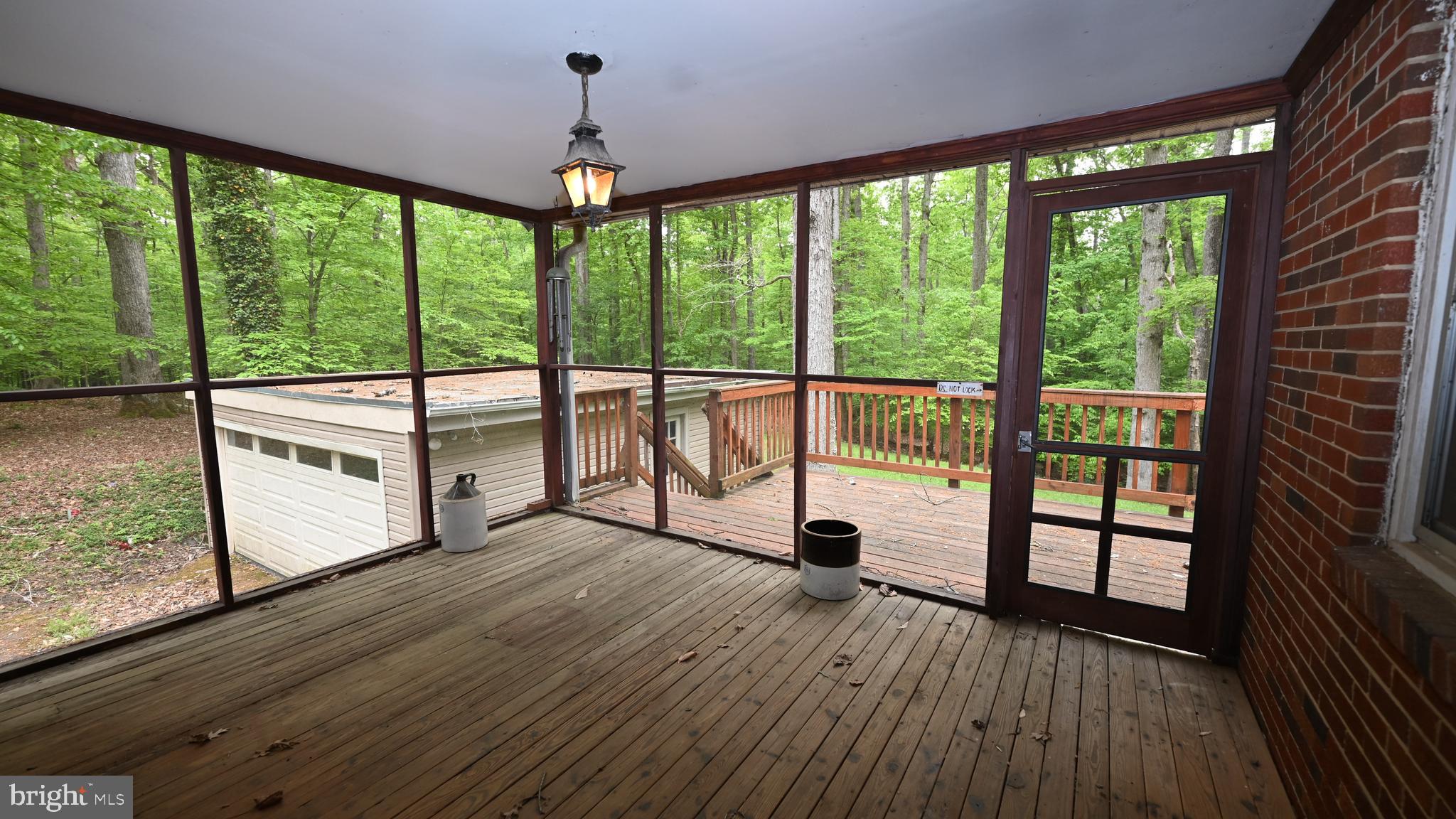 14116 Duckett Road Brandywine, MD 20613 - Photo 14 of 32 Screened in porch with lighting