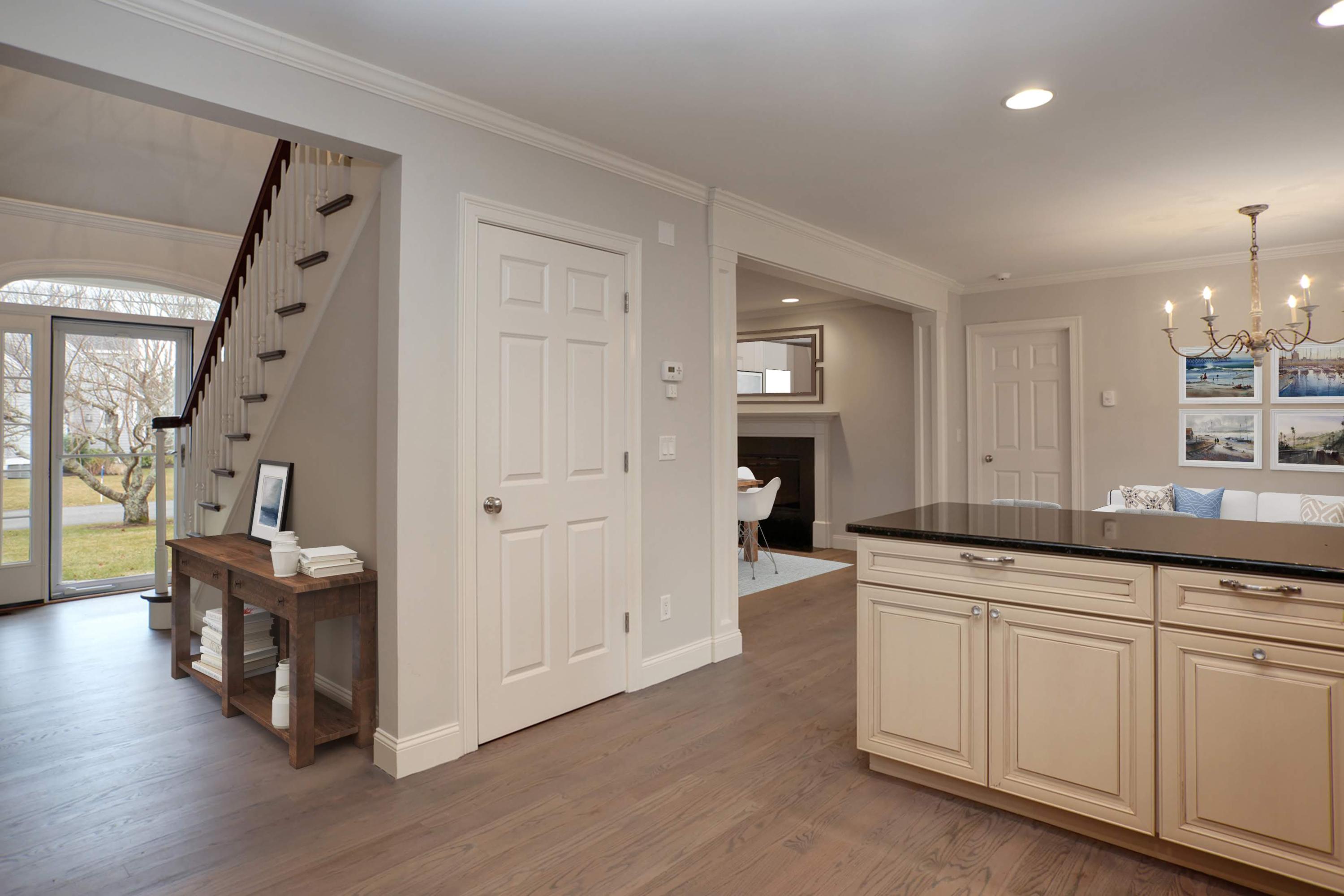 10 Barnard Road Osterville, MA 02655 - Photo 3 of 37 a kitchen with granite countertop a sink and cabinets
