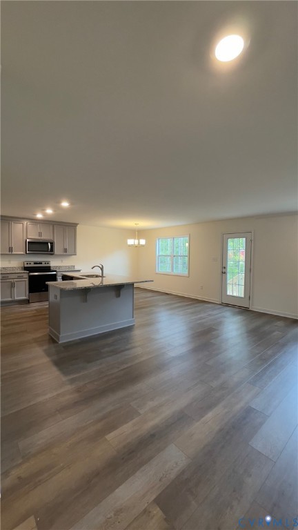 4944 Bailey Woods Lane Midlothian, VA 23112 - Photo 26 of 50 a view of kitchen and kitchen with furniture wooden floor and window