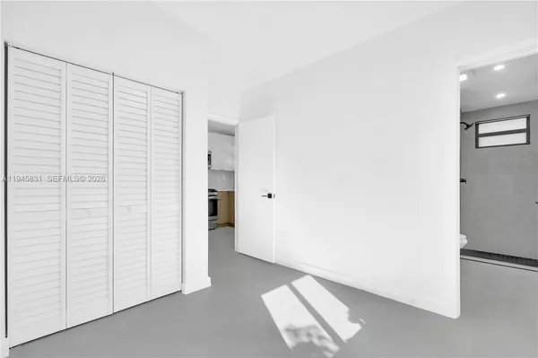 a view of an empty room