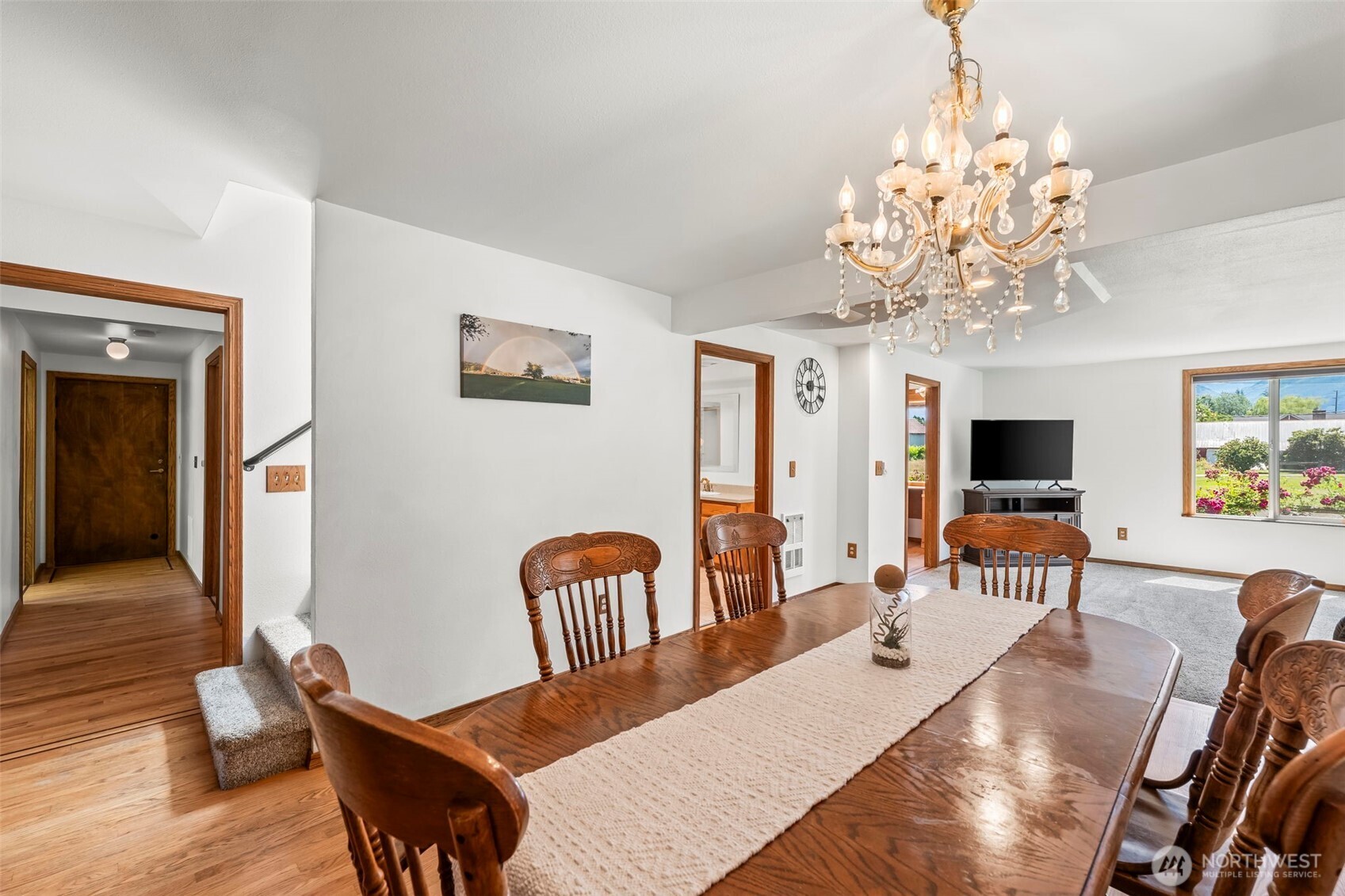 35819 Old Sultan-Startup Road Sultan, WA 98294 - Photo 13 of 40 a view of a dining room with furniture and wooden floor