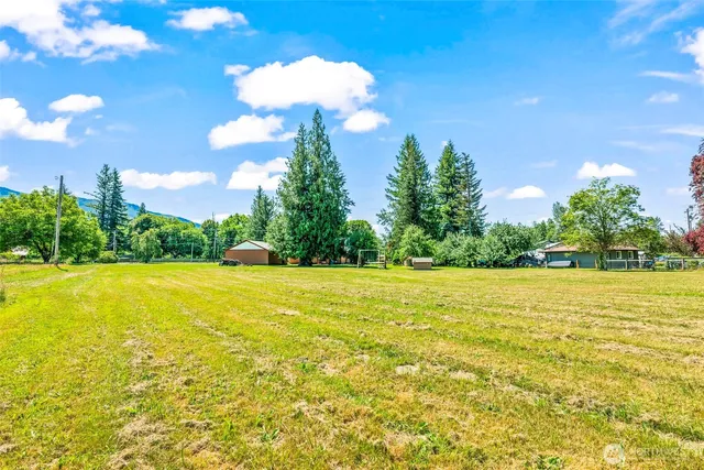 a view of an ocean beach and outdoor space