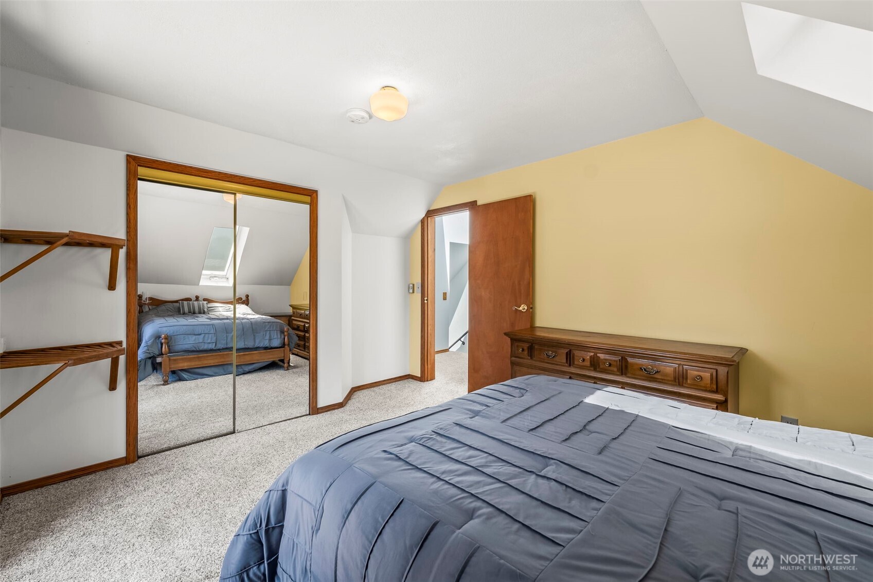 35819 Old Sultan-Startup Road Sultan, WA 98294 - Photo 31 of 40 a bedroom with a bed and a table