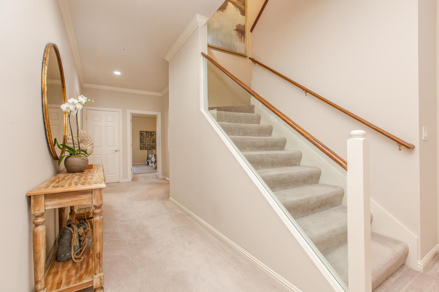 730 Chateau Drive Hillsborough, CA 94010 - Photo 33 of 48 a view of entryway and hall with wooden floor