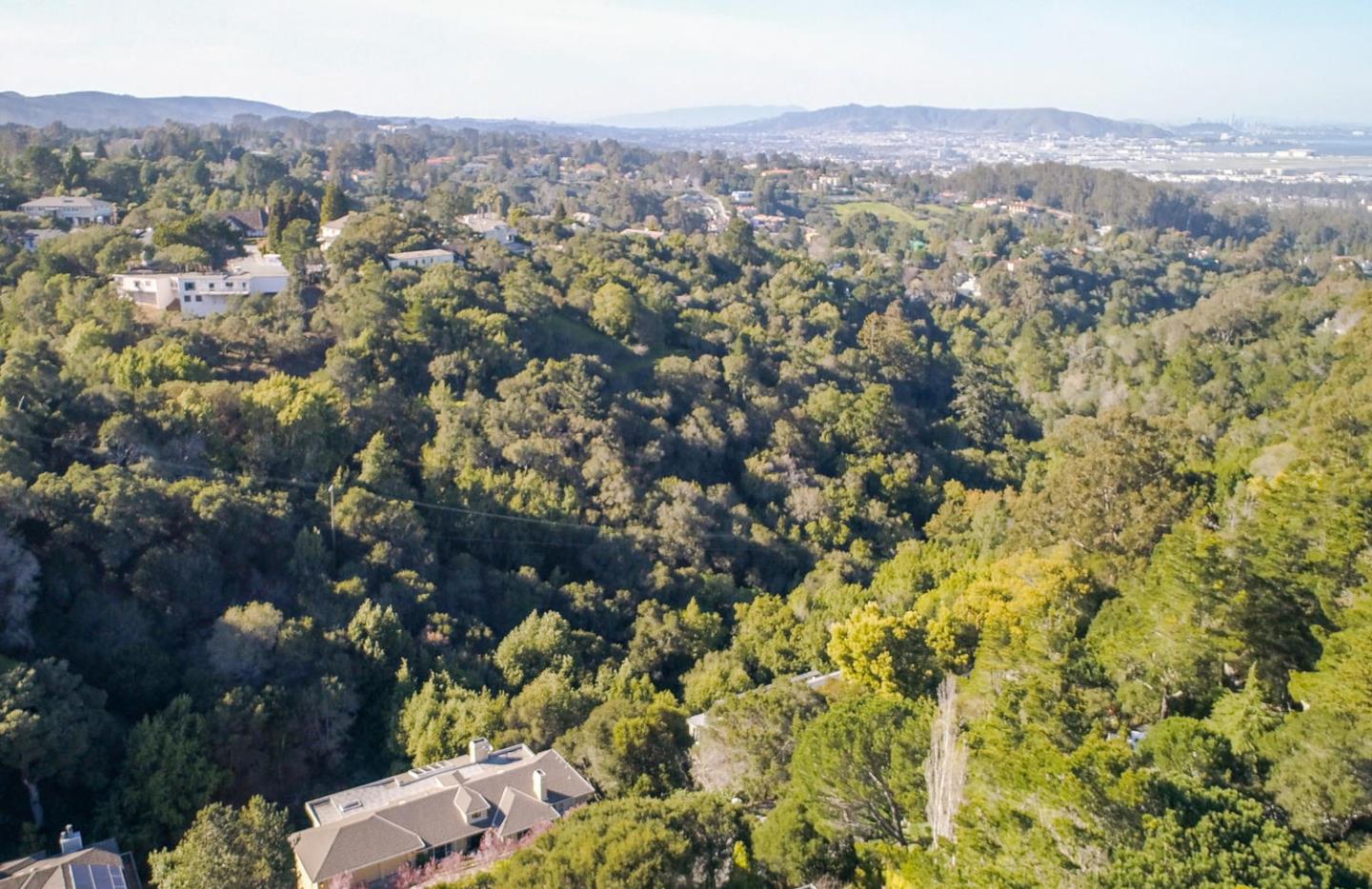 730 Chateau Drive Hillsborough, CA 94010 - Photo 46 of 48 an aerial view of a houses with a lush green hillside