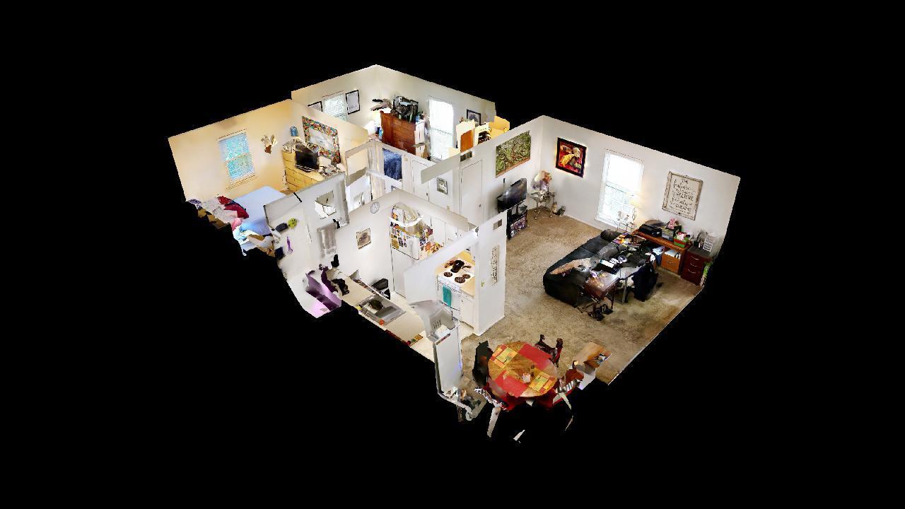 6240 Old Point Road, Unit B15 Hanahan, SC 29410 - Photo 14 of 14 2-Bedroom-Condo-Dollhouse-View