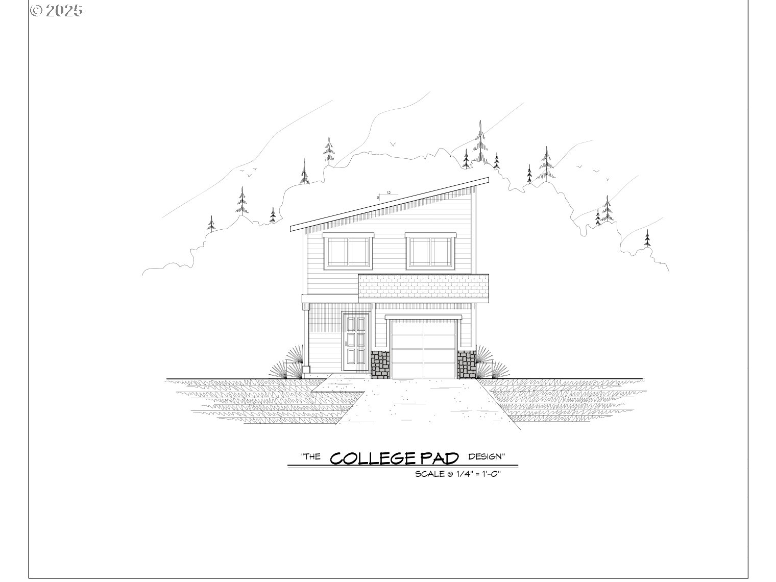 1652 Augusta Alley Eugene, OR 97403 - Photo 10 of 10 a black and white photo of a living room