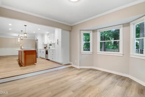 wooden floor in an empty room