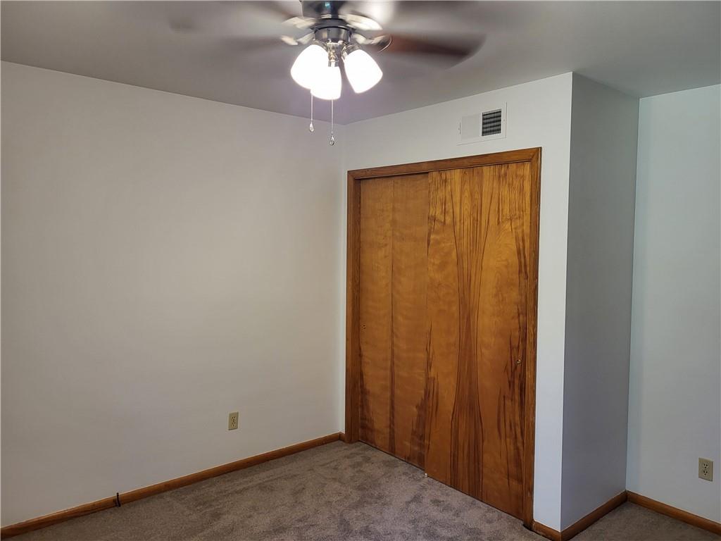316 Bullcreek Road Butler, PA 16002 - Photo 14 of 34 Bedroom 3 New Carpet...All Bedrooms Have Double Closets and Ceiling Fans