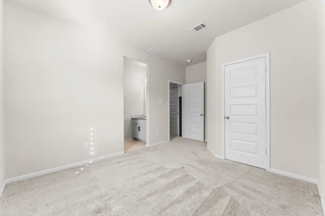 a view of an empty room