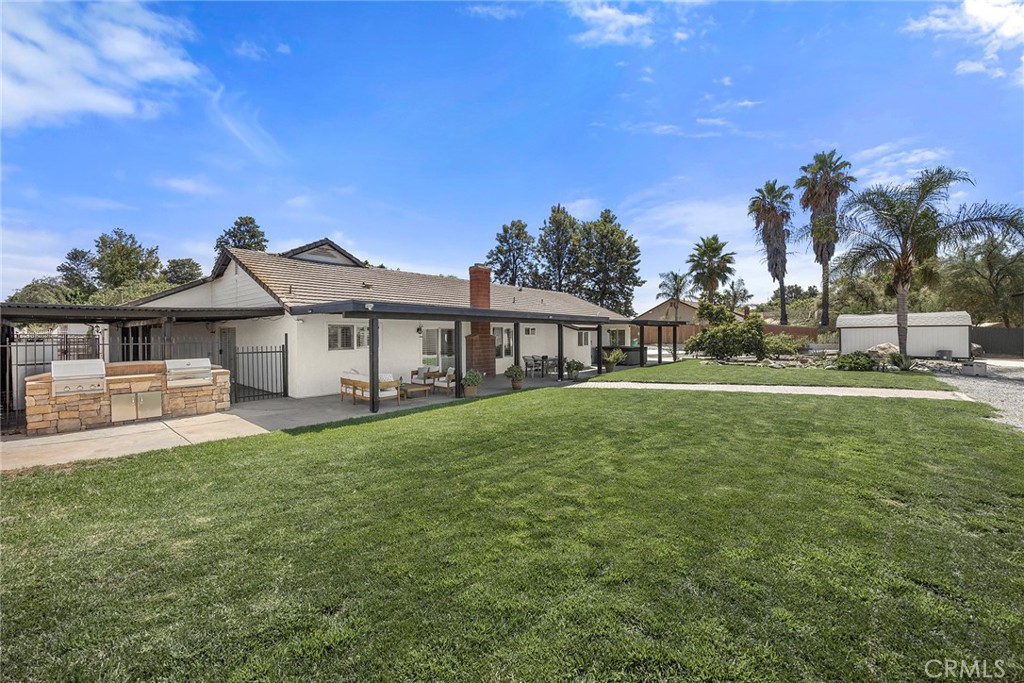 17411 Kaison Circle Riverside, CA 92508 - Photo 55 of 75 The covered patio is a beautiful extension of the home
