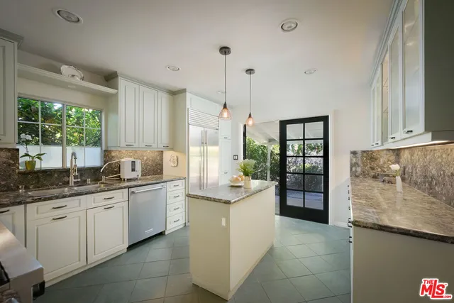 a outdoor space with patio furniture