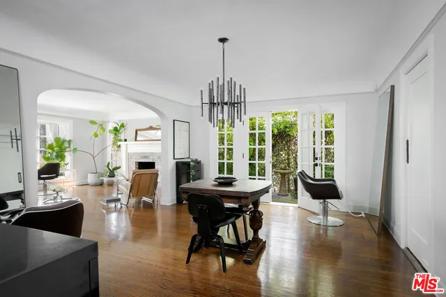 a view of a potted plants next to a house