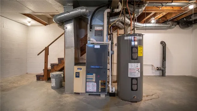 a view of storage and utility room