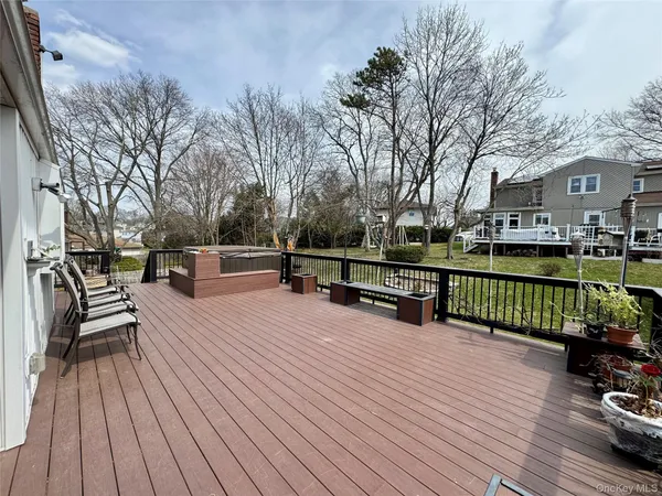 a view of outdoor space with seating