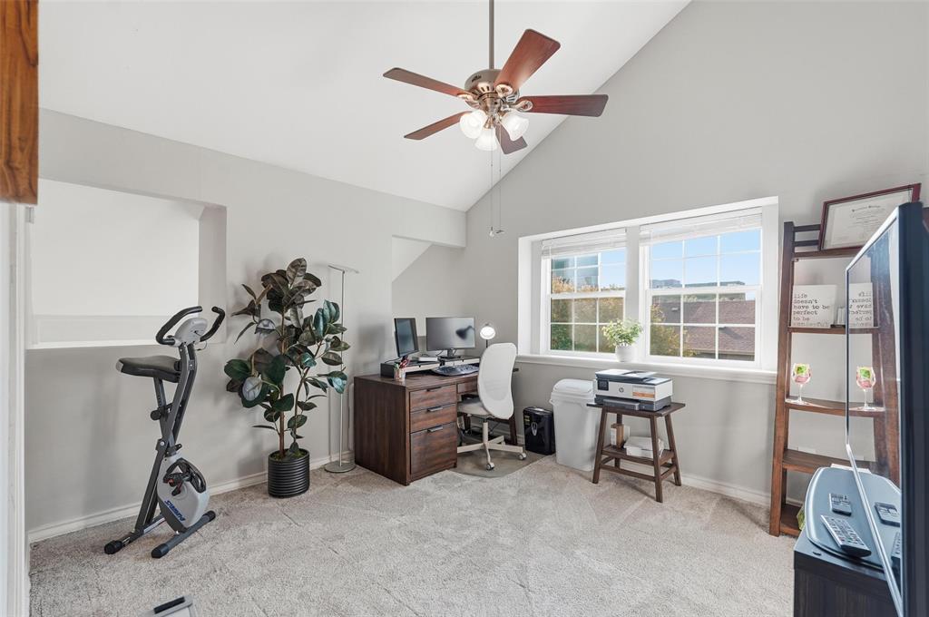 6220 Bentwood Trail, Unit 908 Dallas, TX 75252 - Photo 15 of 40 a view of a workspace with furniture