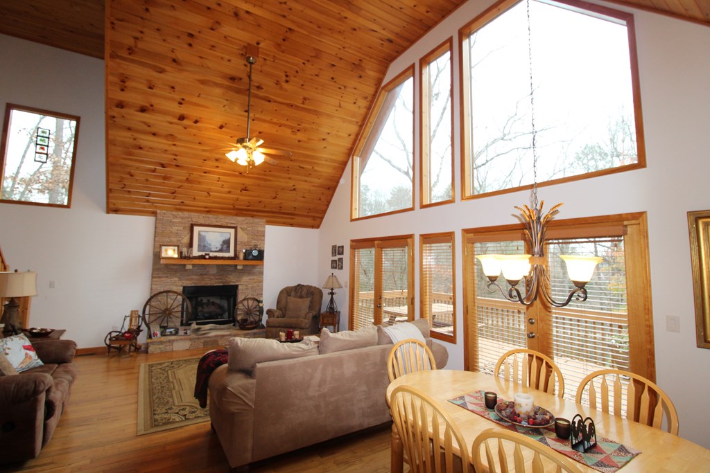 30 Dreskin Road Murphy, NC 28906 - Photo 7 of 37 a living room with furniture and a floor to ceiling window