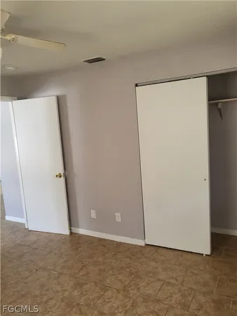 a view of an empty room