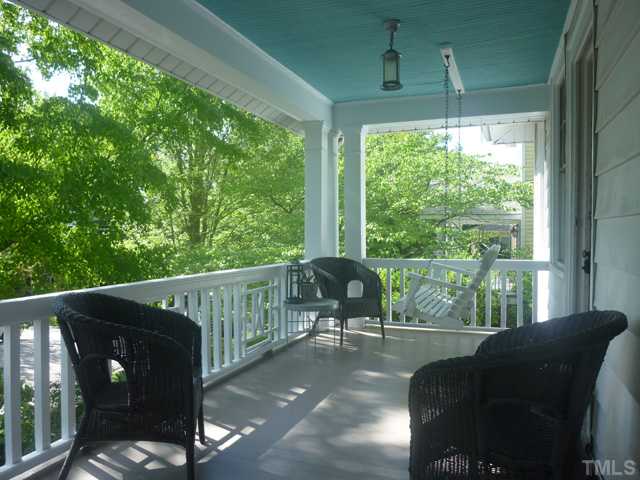 707 North East Street Raleigh, NC 27604 - Photo 3 of 25 Above it all, the front porch offers a degree of privacy while remaining connected with the walkable sidewalks of Historic Oakwood.