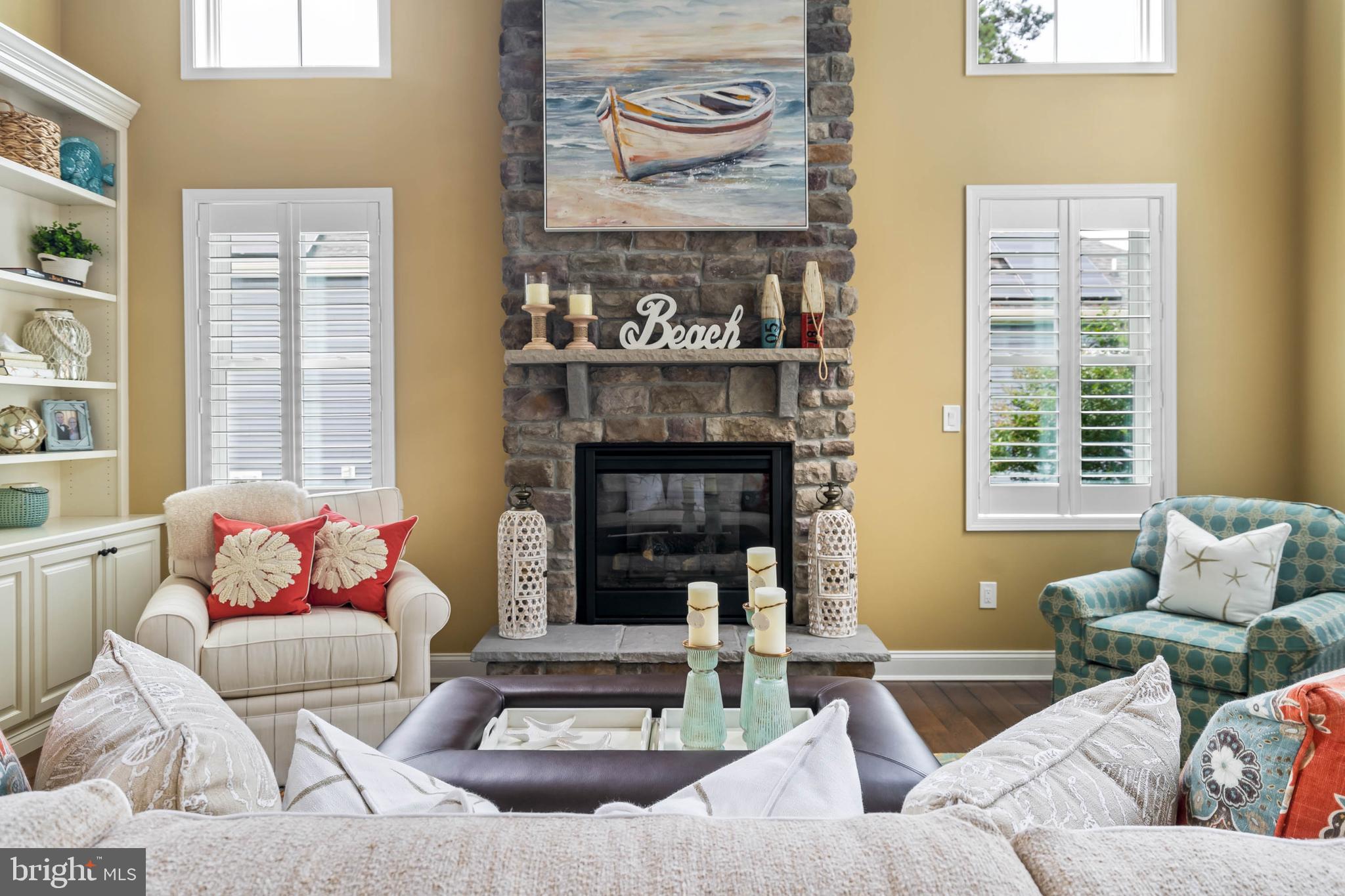 37095 Sheepscot Road Lewes, DE 19958 - Photo 21 of 54 Great Room w/ stone fireplace