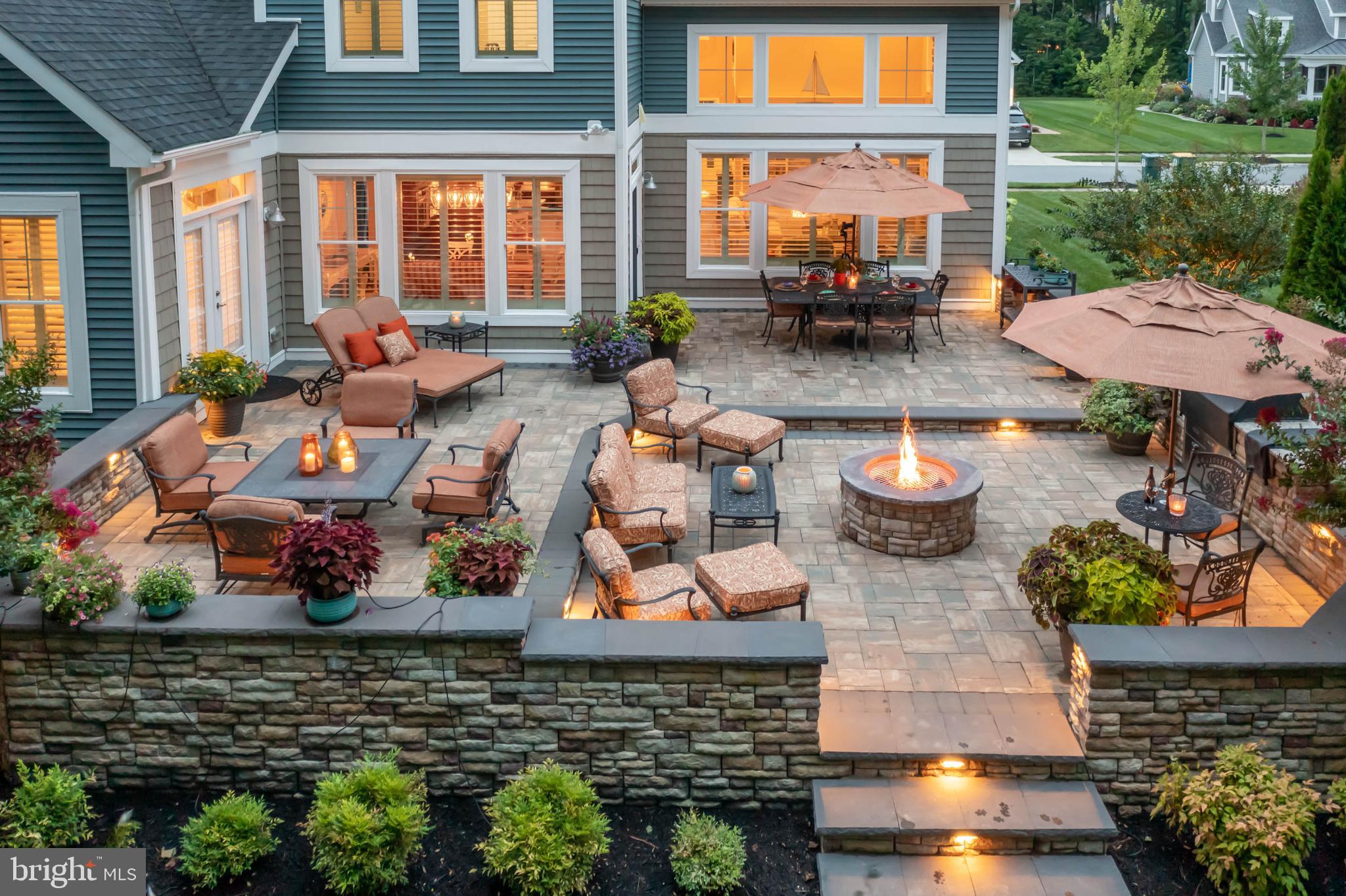 37095 Sheepscot Road Lewes, DE 19958 - Photo 3 of 54 Courtyard at Dusk 2