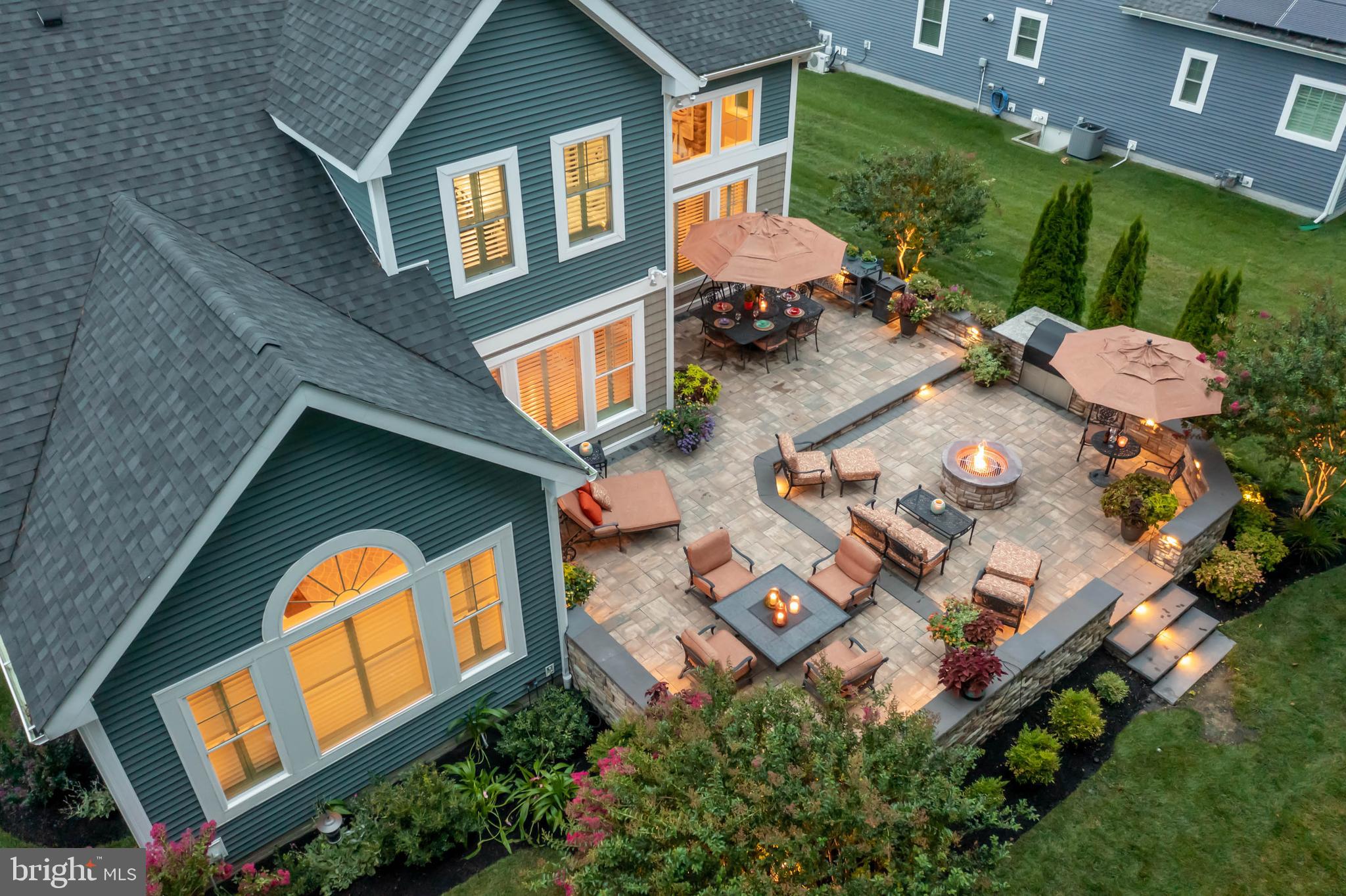 37095 Sheepscot Road Lewes, DE 19958 - Photo 4 of 54 Aerial of Back of House w/ Courtyard