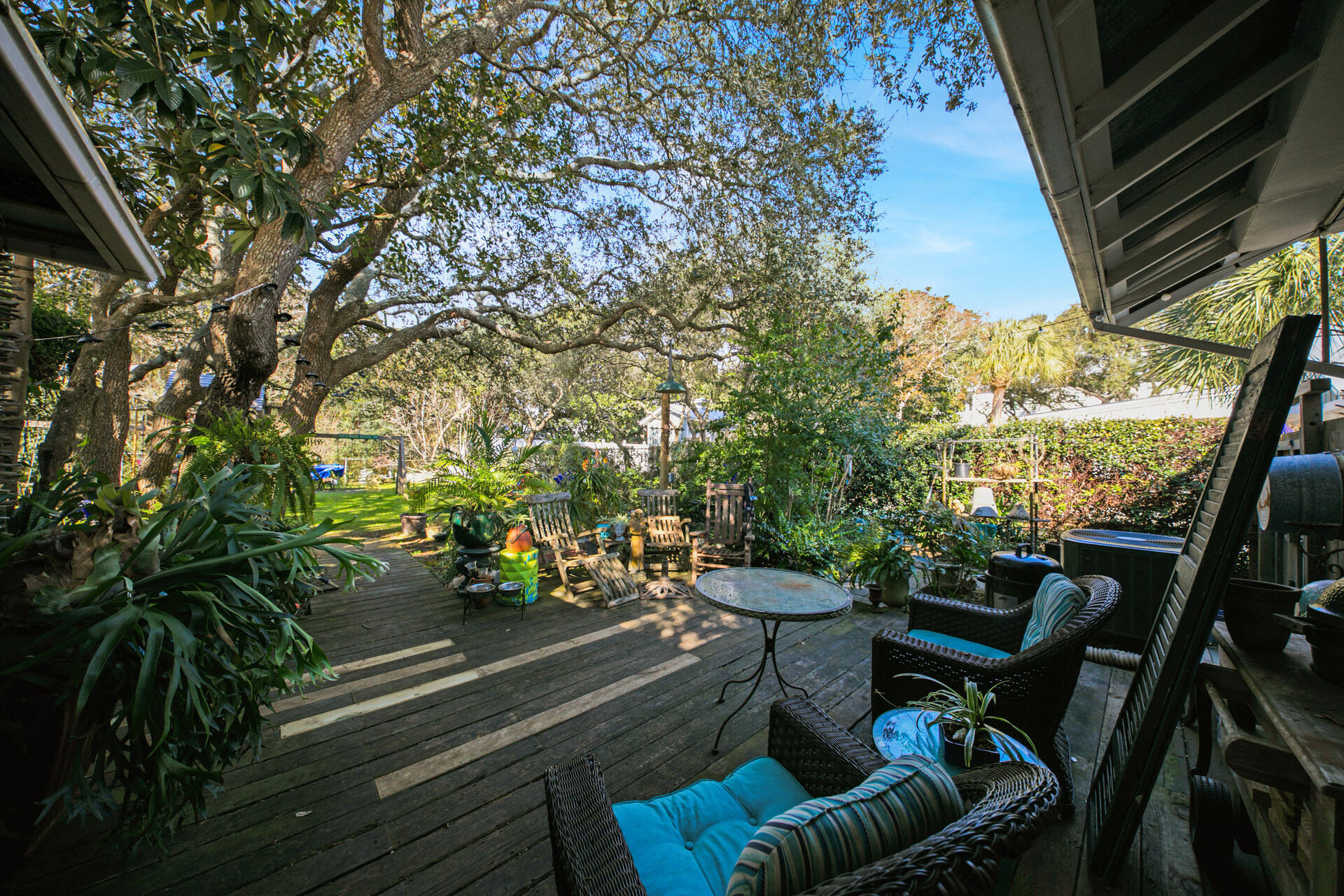 Undisclosed Address Santa Rosa Beach, FL 32459 - Photo 27 of 30 a view of balcony with chairs and wooden fence