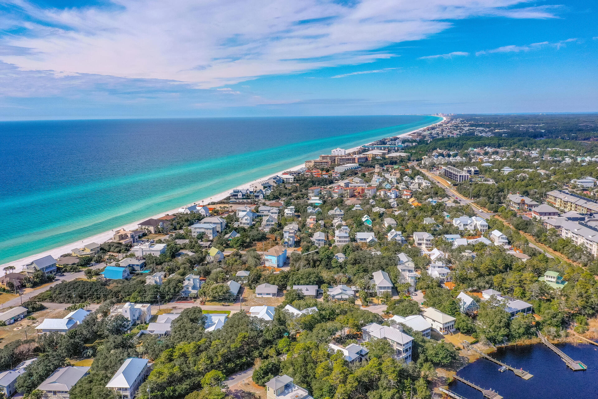 Undisclosed Address Santa Rosa Beach, FL 32459 - Photo 5 of 30 a view of a city with an ocean