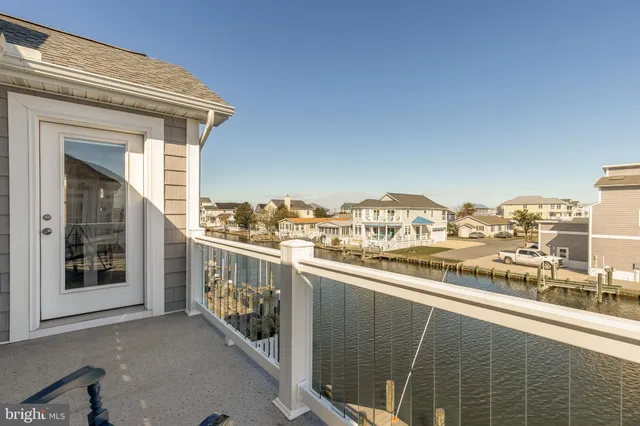 a view of a balcony with city view