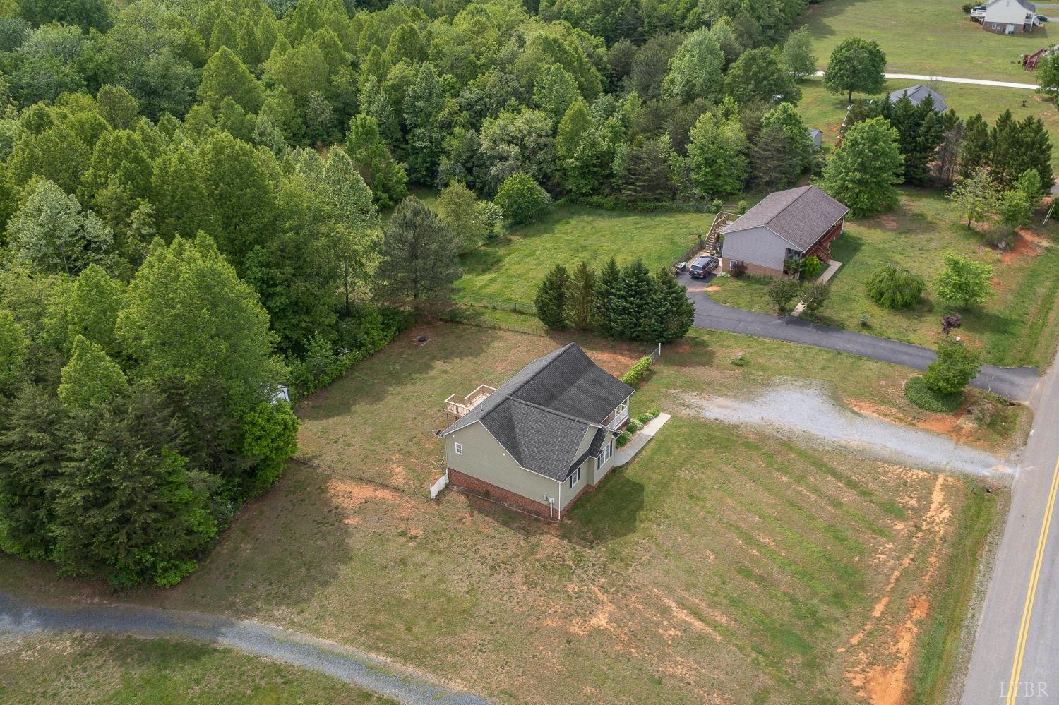 7179 Stage Road Concord, VA 24538 - Photo 48 of 52 an aerial view of a house with a yard
