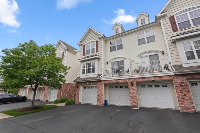 a view of a building with a street