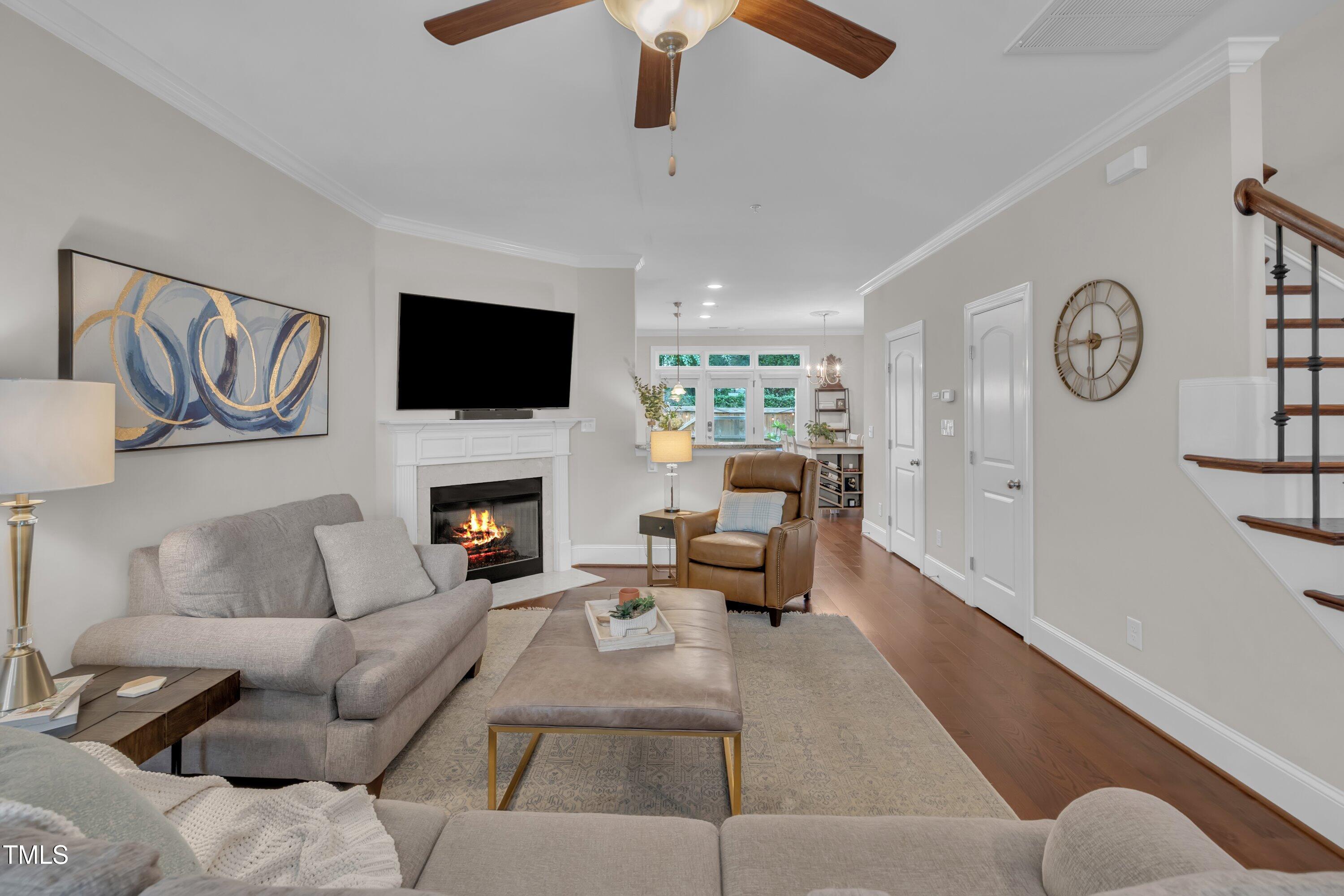 540 Ledbetter Court Raleigh, NC 27608 - Photo 11 of 40 Cozy Fireplace