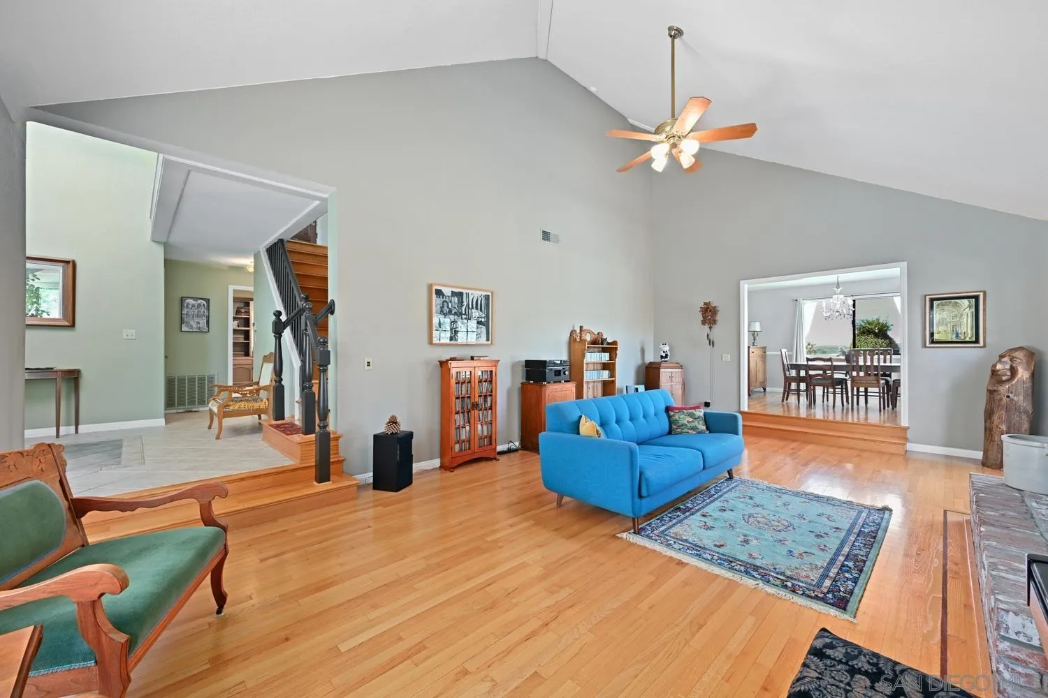 1282 Olive Avenue Fallbrook, CA 92028 - Photo 7 of 55 a living room with furniture and wooden floor