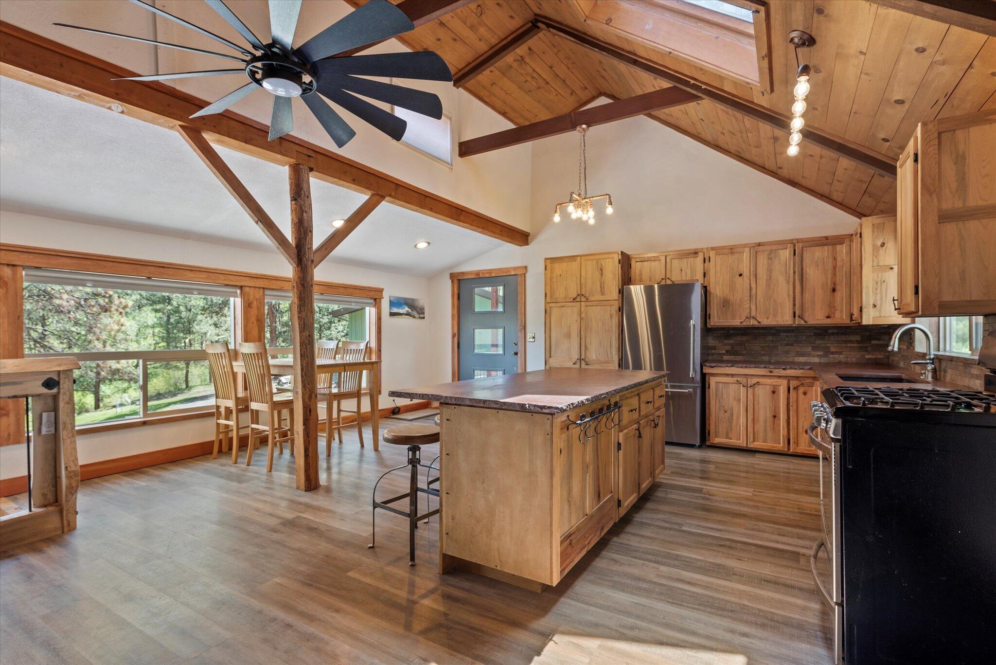 61702 Middle Frk Road Long Creek, OR 97856 - Photo 9 of 45 rustic riverfront cabin with hunting gro