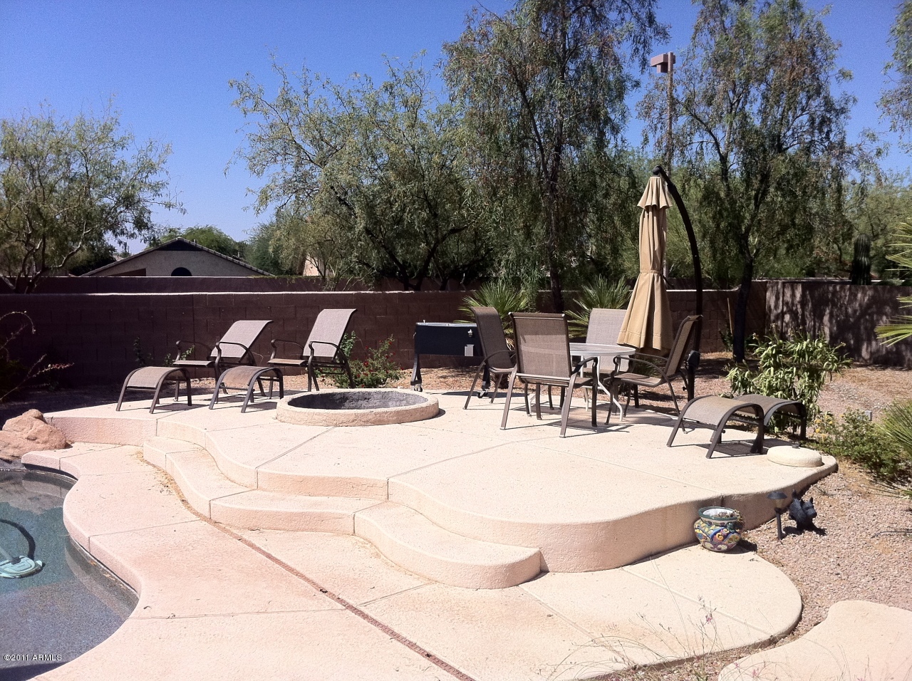 4535 East Swilling Road Phoenix, AZ 85050 - Photo 12 of 13 Patio/Fire pit