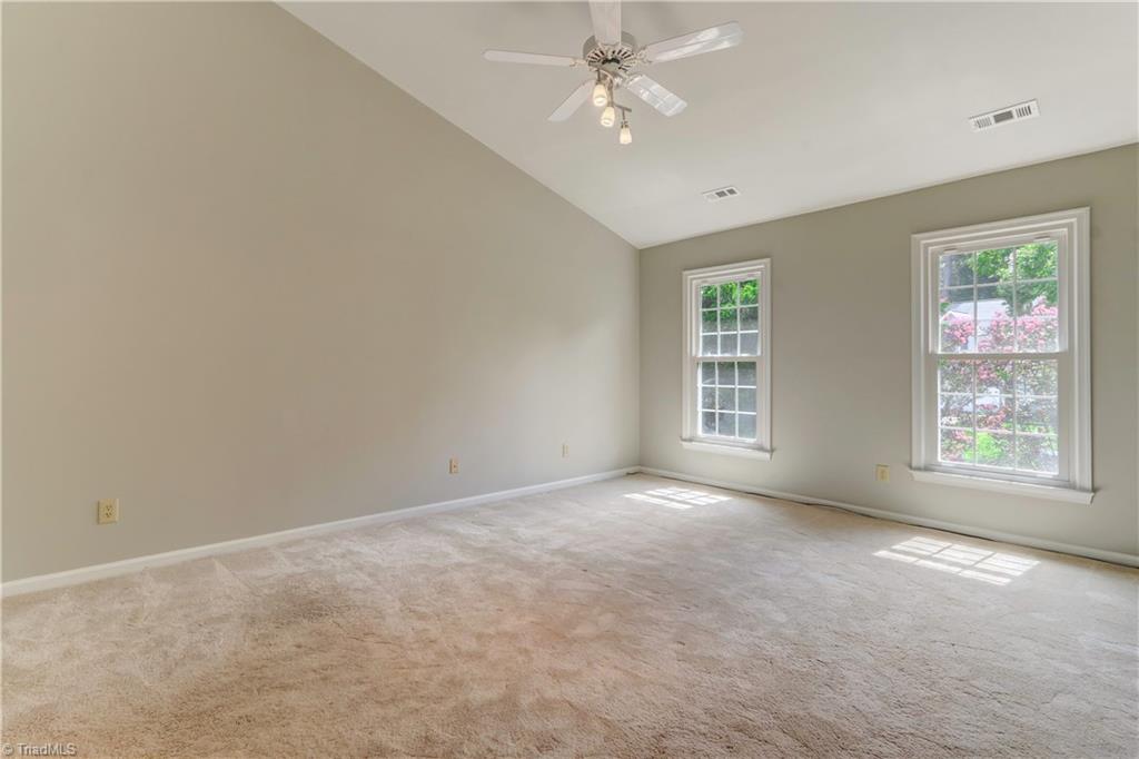 3603 Chance Road Greensboro, NC 27410 - Photo 17 of 30 Huge master bedroom with vaulted ceiling.