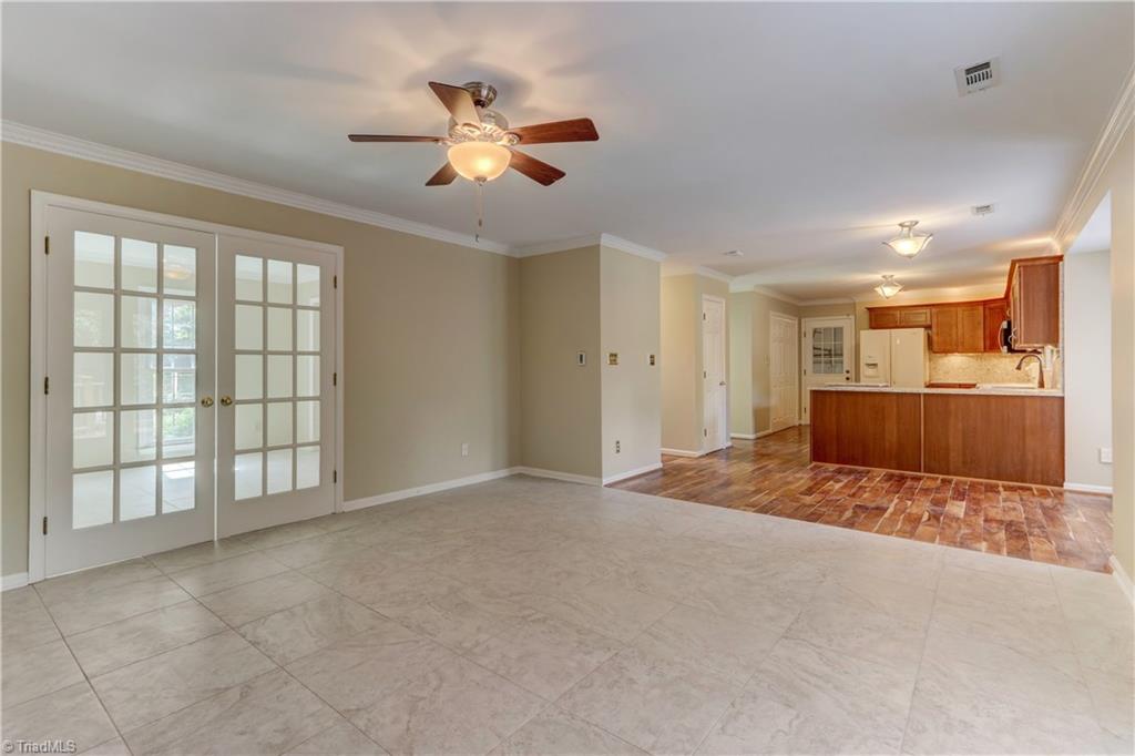 3603 Chance Road Greensboro, NC 27410 - Photo 9 of 30 Great Room with radiant heated tile floor opens to Breakfast and Kitchen area