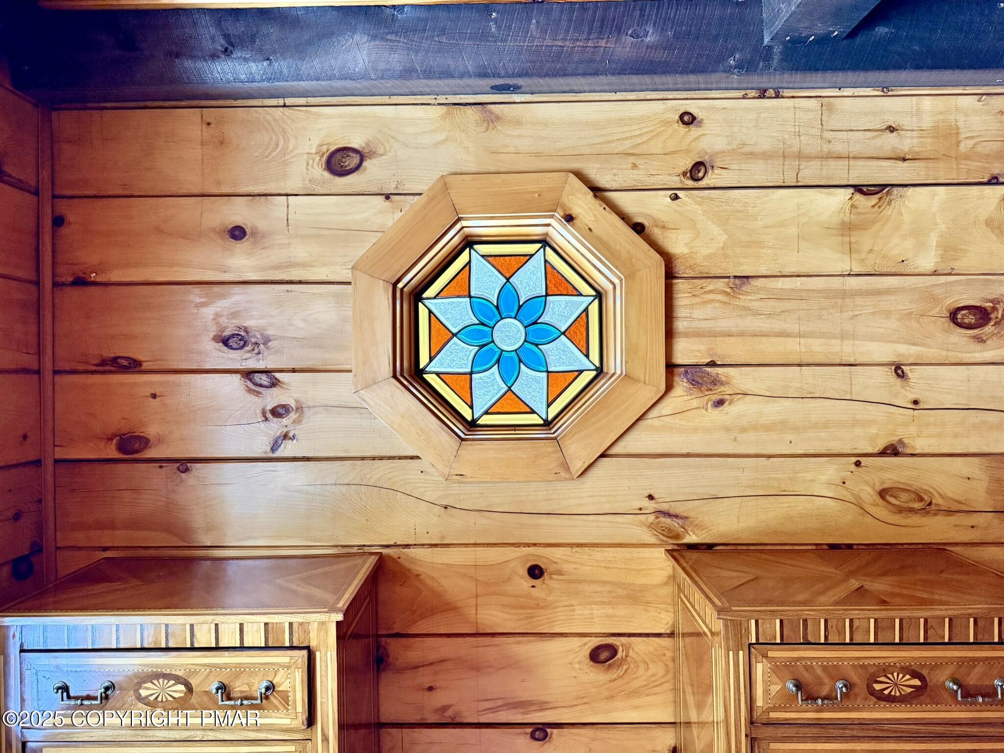 992 South Old Stage Road Albrightsville, PA 18210 - Photo 17 of 86 Stain Glass Window In Living Room