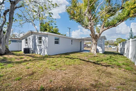 a house with trees in front of it