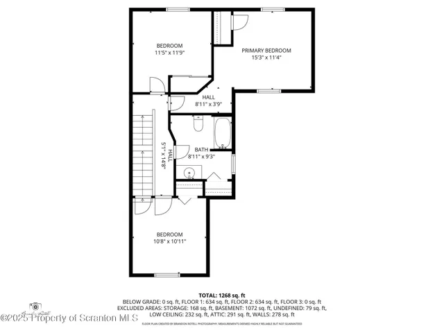 $1,600 | 527 St Frances Cabrini Avenue, Unit 2, Scranton, PA 18504