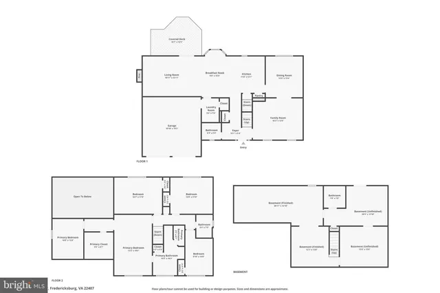 $515,000 | 11818 Hickory Creek Drive, Fredericksburg, VA 22407