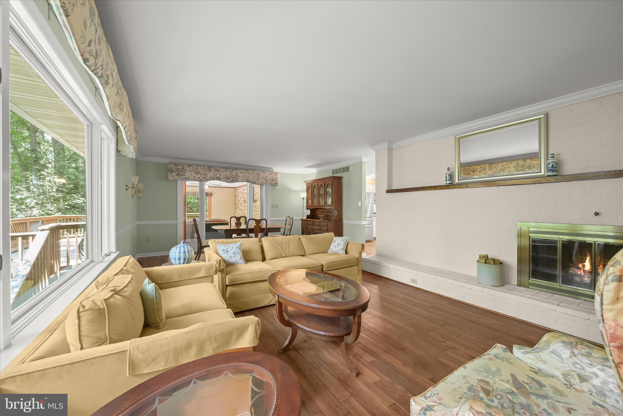 3391 Salem Bottom Road Westminster, MD 21157 - Photo 20 of 82 Living Room - Fireplace - Hardwood Floors